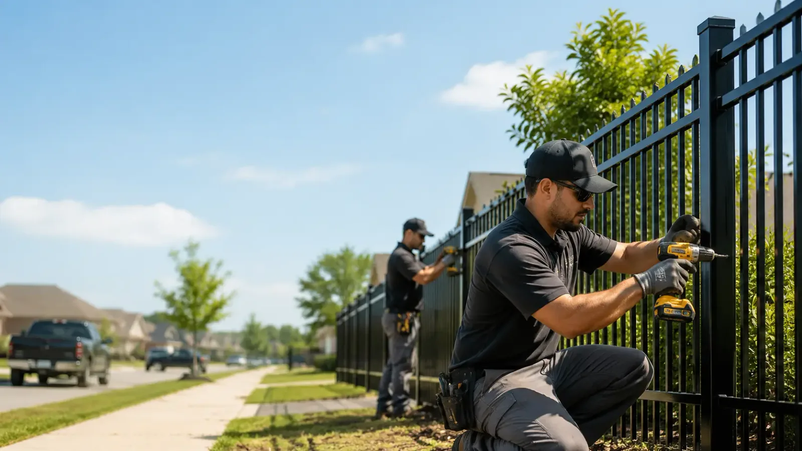 Metal Fence Installation in Bloomingdale, GA